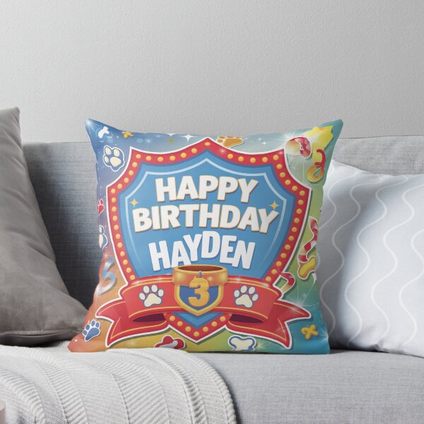 Item preview, Hayden's 3rd Birthday designed and sold by whatifsticks.