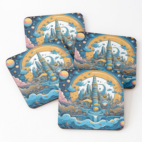 Item preview, Psychedelic city - Raloel designed and sold by Outlet Raloel.
