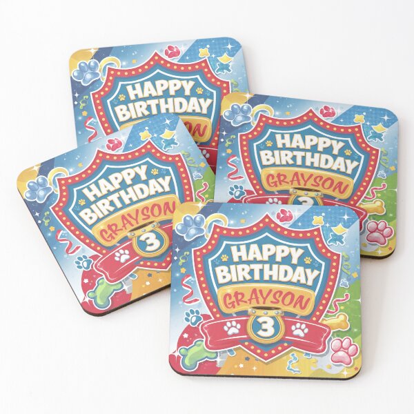 Item preview, Grayson's 3rd Birthday designed and sold by whatifsticks.