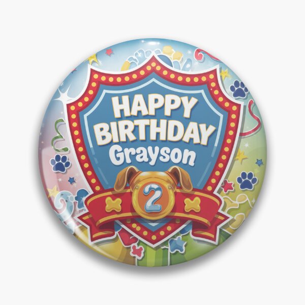 Item preview, Grayson's 2nd Birthday designed and sold by whatifsticks.