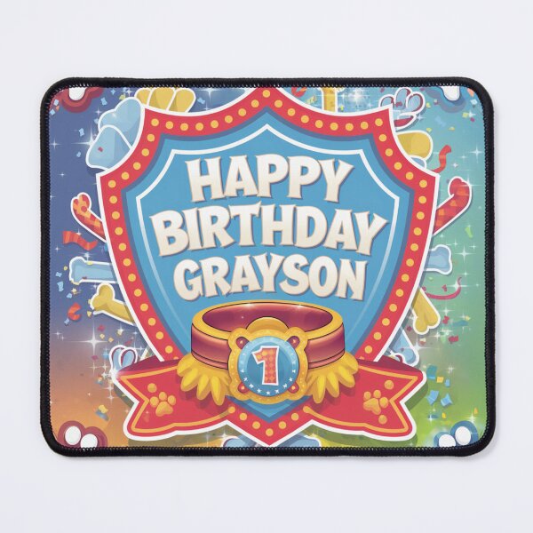 Item preview, Grayson’s 1st Birthday designed and sold by whatifsticks.