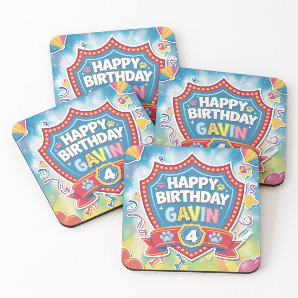 Item preview, Gavin's 4th Birthday designed and sold by whatifsticks.