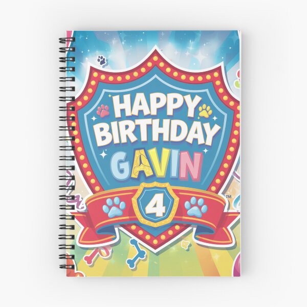 Item preview, Gavin's 4th Birthday designed and sold by whatifsticks.