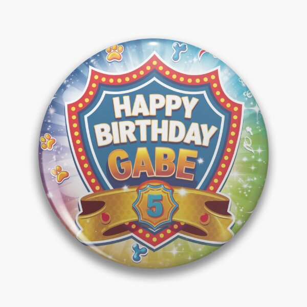 Item preview, Gabe's 5th Birthday designed and sold by whatifsticks.