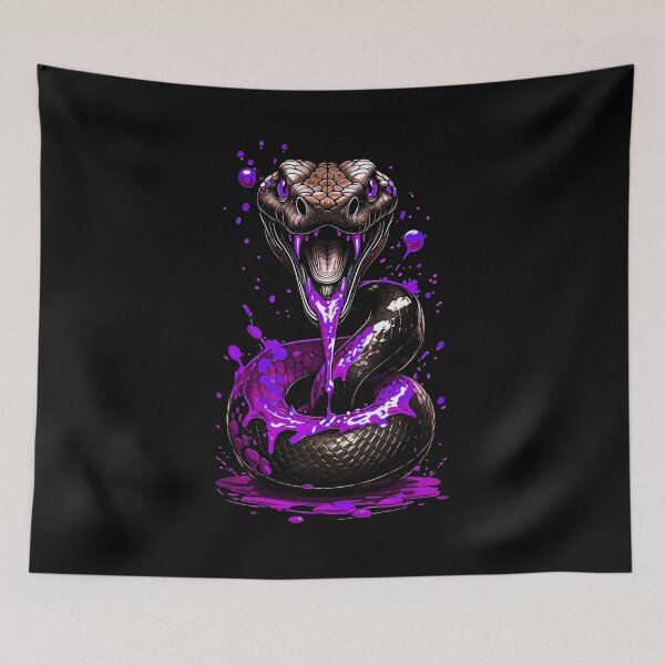 Item preview, Snake Art - Purple designed and sold by StefAnimal.