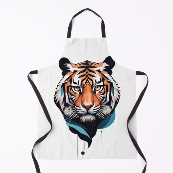 Item preview, tiger, wild cat, predator, abstraction designed and sold by DonnaBlankaArt.