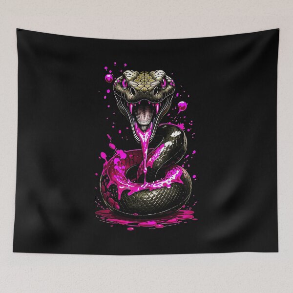 Item preview, Snake Art - Pink designed and sold by StefAnimal.
