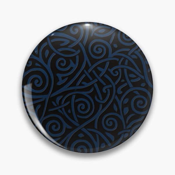 Item preview, Celtic Night – Dark Blue Knotwork Pattern designed and sold by Kaleidoscope Print.