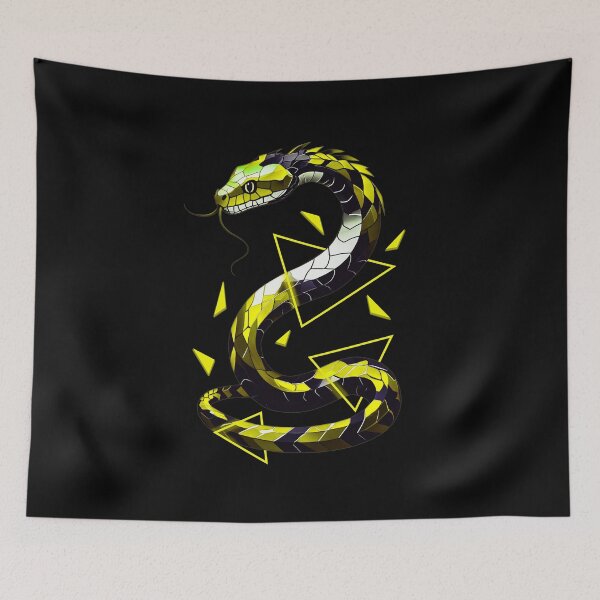 Item preview, Snake Neon - Yellow designed and sold by StefAnimal.