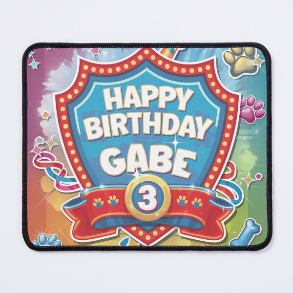Item preview, Gabe's 3rd Birthday designed and sold by whatifsticks.