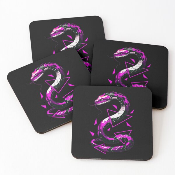 Item preview, Snake Neon - Pink designed and sold by StefAnimal.