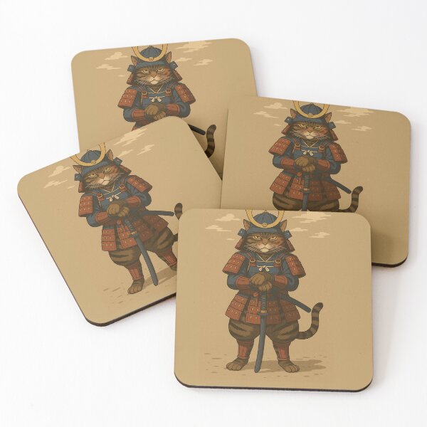Item preview, Samurai Cat Warrior designed and sold by NexAesthetic.