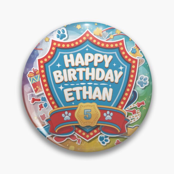 Item preview, Ethan's 5th Birthday designed and sold by whatifsticks.