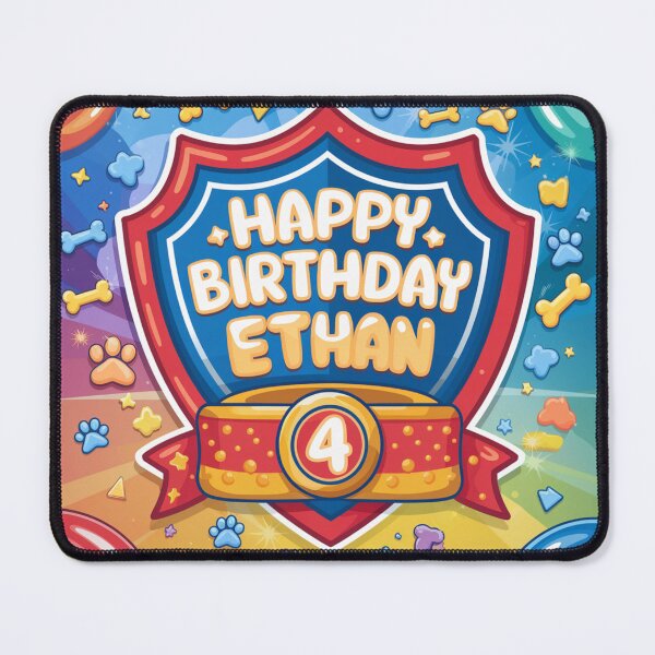 Item preview, Ethan's 4th Birthday designed and sold by whatifsticks.