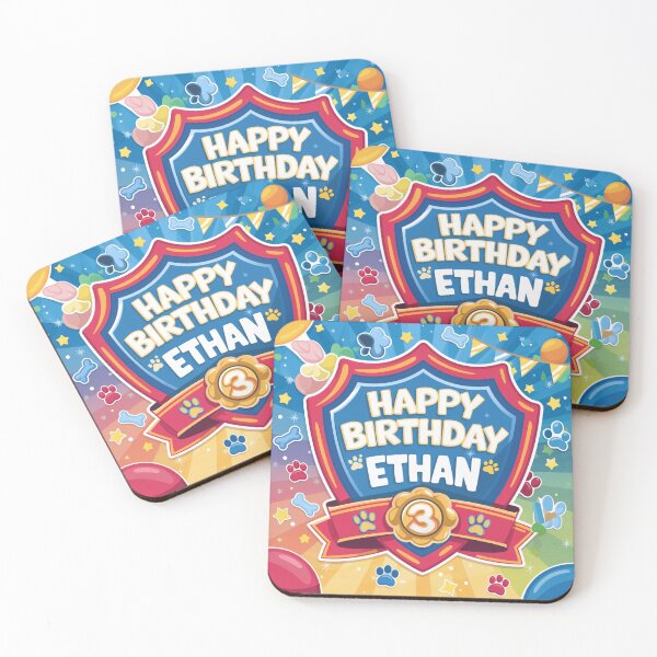 Item preview, Ethan's 3rd Birthday designed and sold by whatifsticks.