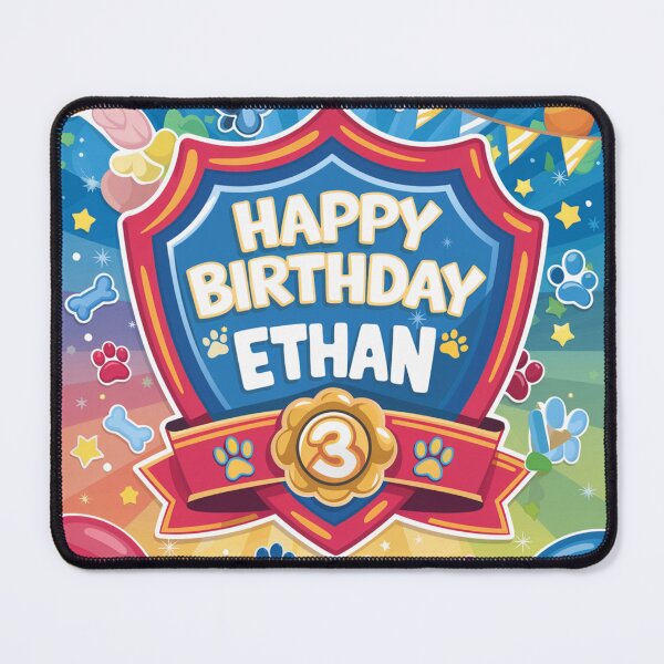 Item preview, Ethan's 3rd Birthday designed and sold by whatifsticks.