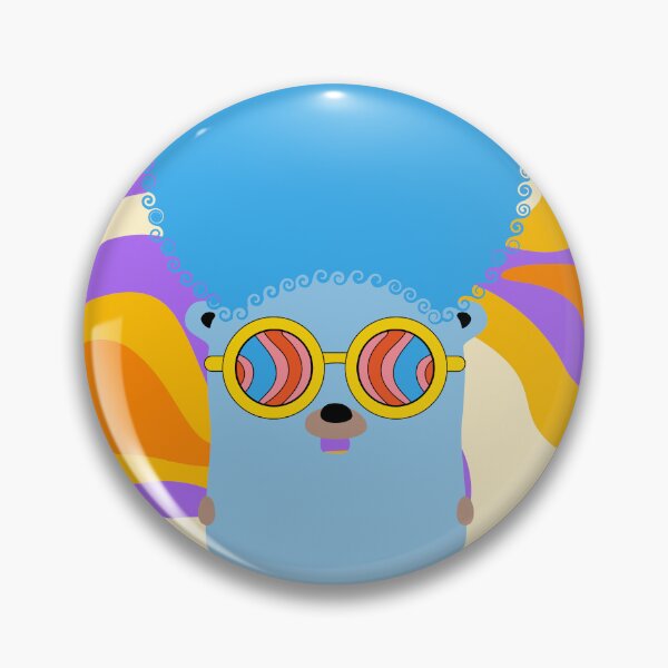 Item preview, Golang Gopher GO ,Disco Style ,Lang Programming Programmer  designed and sold by Redstrawberry13.