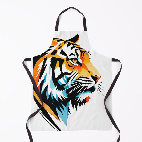 Item preview, tiger, wild cat, predator, abstraction designed and sold by DonnaBlankaArt.