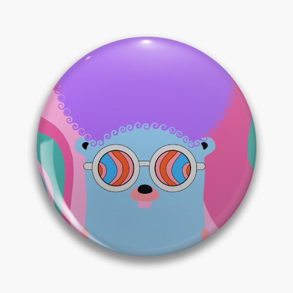 Item preview, Golang Gopher GO ,Disco Style ,Lang Programming Programmer  designed and sold by Redstrawberry13.