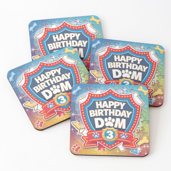 Item preview, Dom's 3rd Birthday designed and sold by whatifsticks.