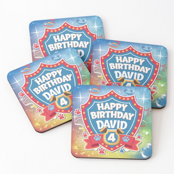 Item preview, David's 4th Birthday designed and sold by whatifsticks.