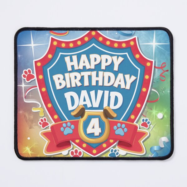 Item preview, David's 4th Birthday designed and sold by whatifsticks.