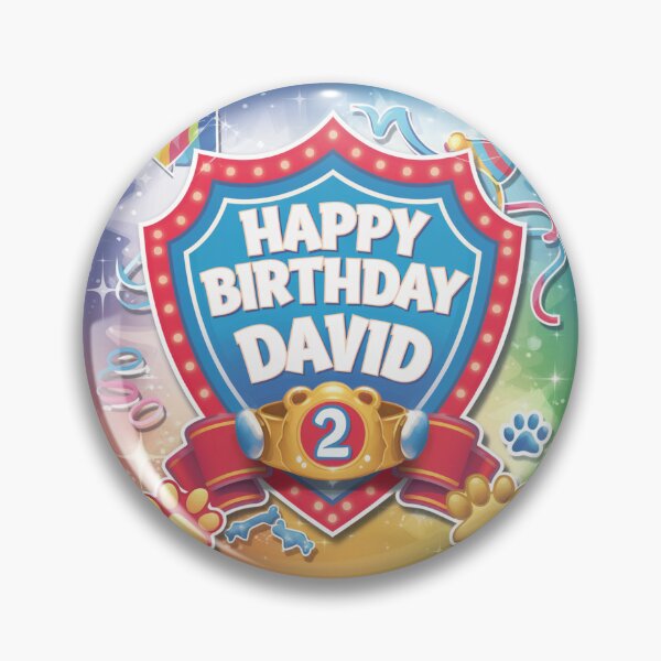 Item preview, David's 2nd Birthday designed and sold by whatifsticks.