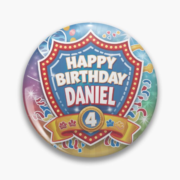 Item preview, Daniel's 4th Birthday designed and sold by whatifsticks.