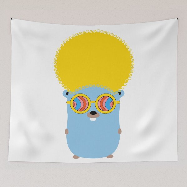 Item preview, Golang Gopher GO ,Disco Style ,Lang Programming Programmer  designed and sold by Redstrawberry13.