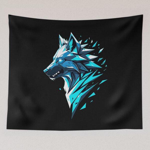 Item preview, Wolf Shape - BLUE designed and sold by StefAnimal.