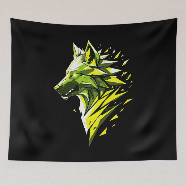 Item preview, Wolf Shape - YELLOW designed and sold by StefAnimal.