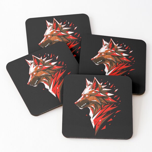Item preview, Wolf Shape - RED designed and sold by StefAnimal.