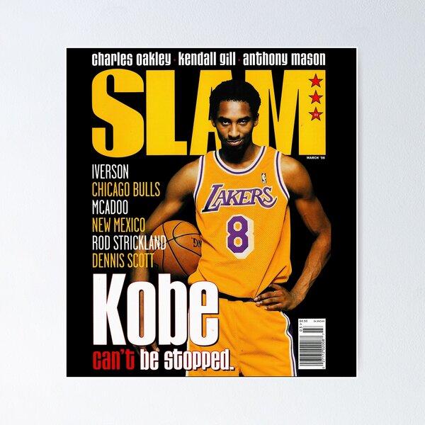 Item preview, Kobe Bryant Slam Dunk 1998 Magazine Cover Los Angeles LA Lakers Shirt Black Mamba Fan Art Poster Gift designed and sold by RamonMiller.