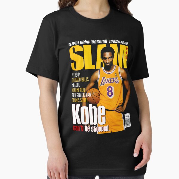 Item preview, Kobe Bryant Slam Dunk 1998 Couverture du magazine Los Angeles LA Lakers T-shirt Black Mamba Fan Art Poster Cadeau designed and sold by RamonMiller.