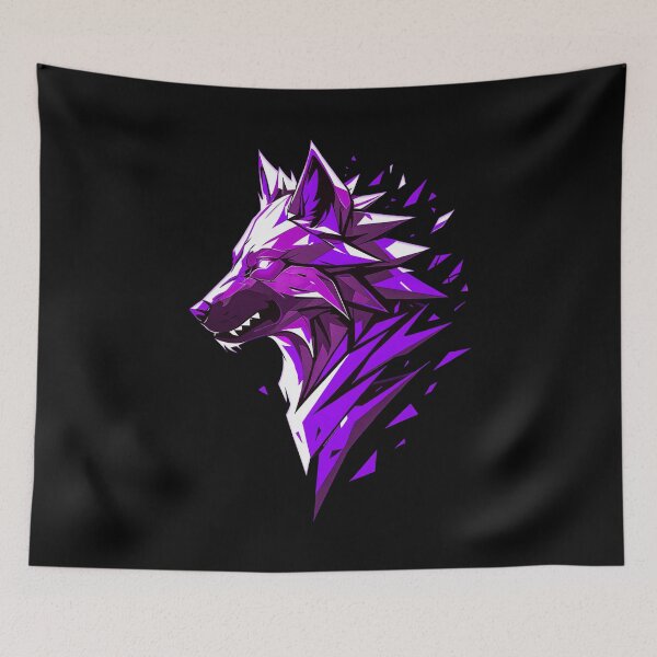 Item preview, Wolf Shape - PURPLE designed and sold by StefAnimal.