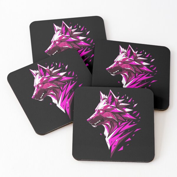 Item preview, Wolf Shape - PINK designed and sold by StefAnimal.