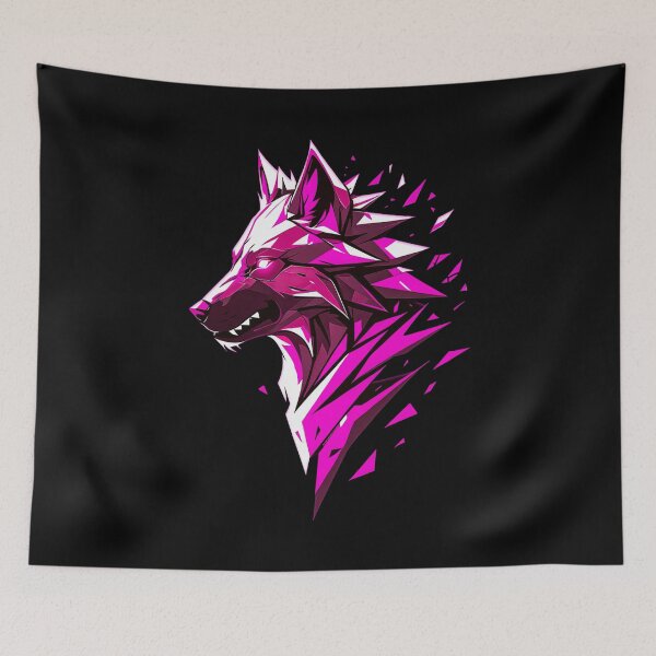 Item preview, Wolf Shape - PINK designed and sold by StefAnimal.