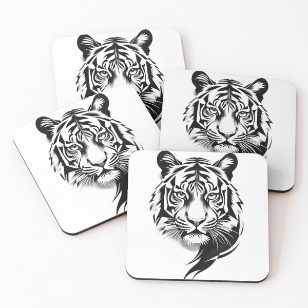 Item preview, tiger, wild cat, predator, abstraction designed and sold by DonnaBlankaArt.