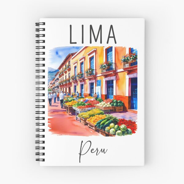 Item preview, A Watercolor Design of Lima - Peru  designed and sold by Sketch-Shack.