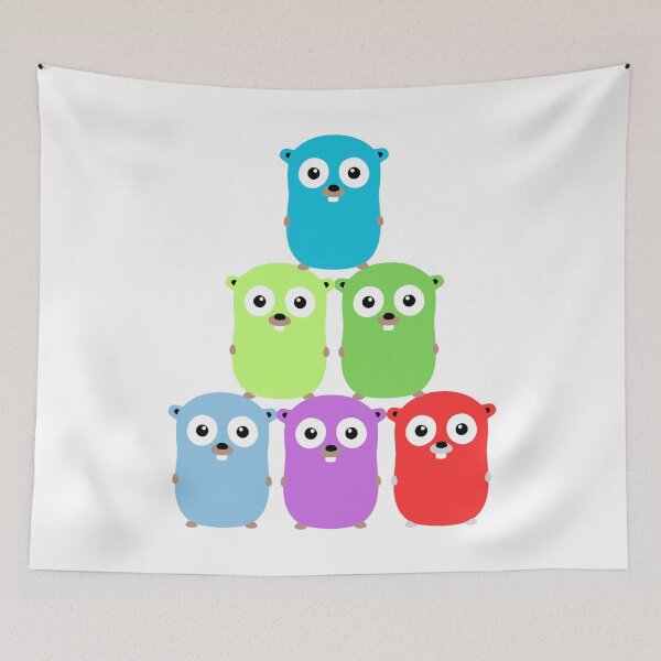 Item preview, Golang Gopher GO ,GO Lang Programming Programmer  designed and sold by Redstrawberry13.