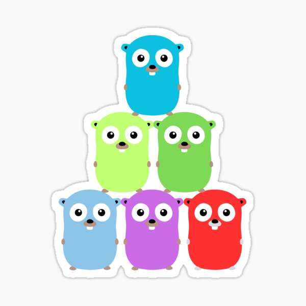 Item preview, Golang Gopher GO ,GO Lang Programming Programmer  designed and sold by Redstrawberry13.