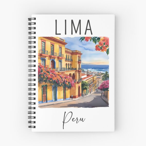 Item preview, A Watercolor Design of Lima - Peru  designed and sold by Sketch-Shack.