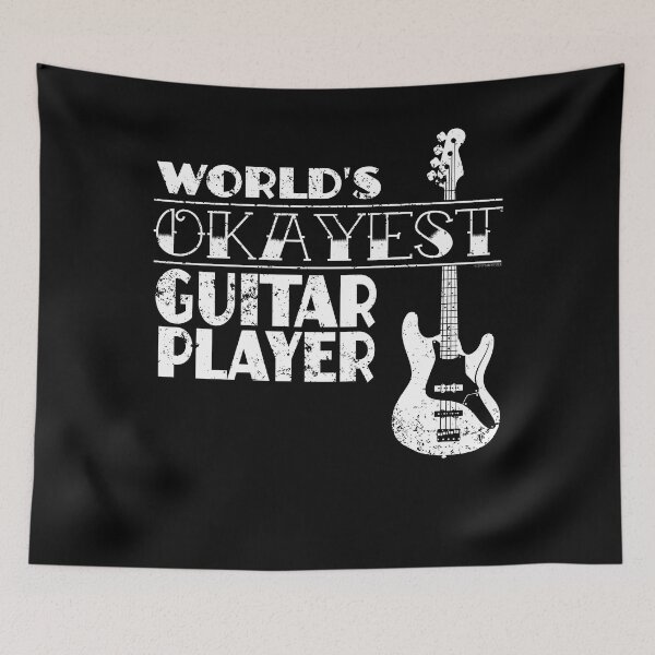 Item preview, Worlds Okayest Guitar Player T Shirt Guitar Player Gift designed and sold by shoppzee.