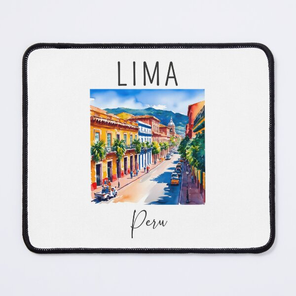 Item preview, A Watercolor Design of Lima - Peru  designed and sold by Sketch-Shack.
