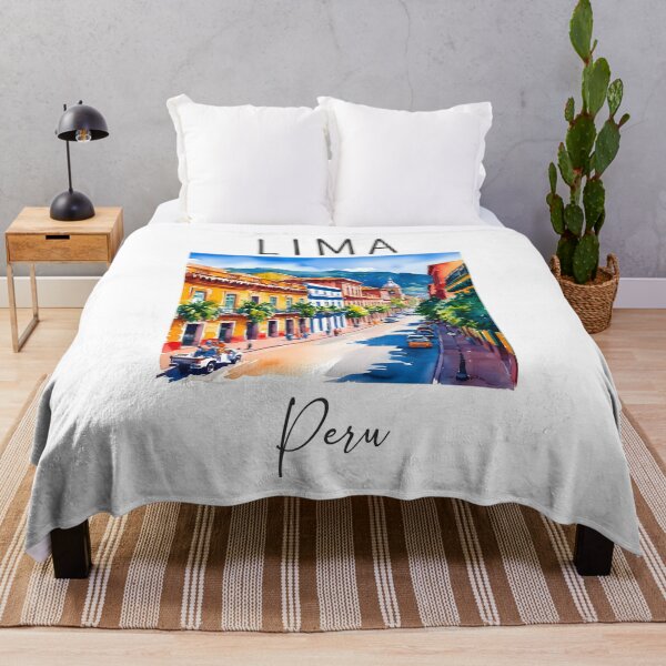 Item preview, A Watercolor Design of Lima - Peru  designed and sold by Sketch-Shack.