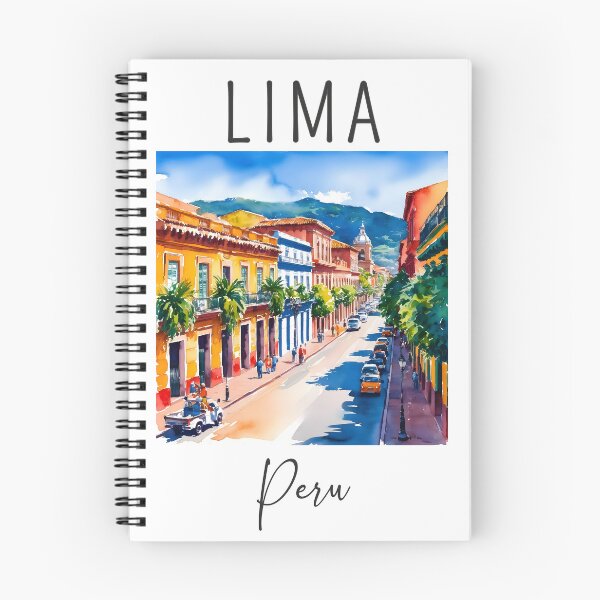 Item preview, A Watercolor Design of Lima - Peru  designed and sold by Sketch-Shack.