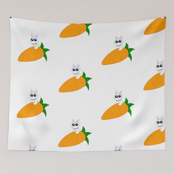 Item preview, Rocket rabbit white background designed and sold by CreationsByFey.