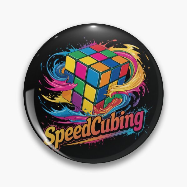 Item preview, Speedcubing Colorful Rubiks Cube designed and sold by MadCatPrints.