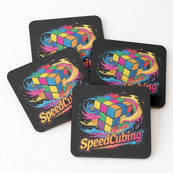 Item preview, Speedcubing Colorful Rubiks Cube designed and sold by MadCatPrints.