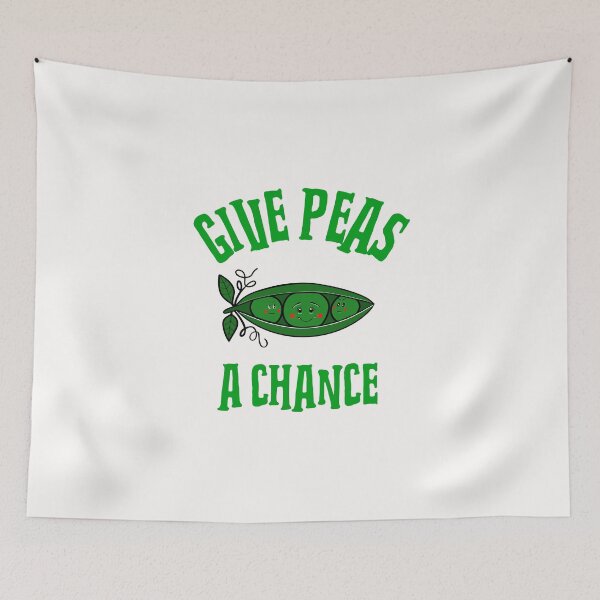 Item preview, Give Peas A Chance Pun designed and sold by Sartoris Art.